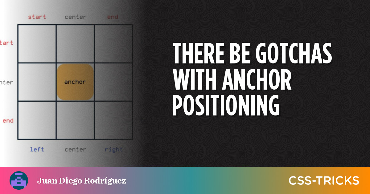 Anchor Positioning Quirks