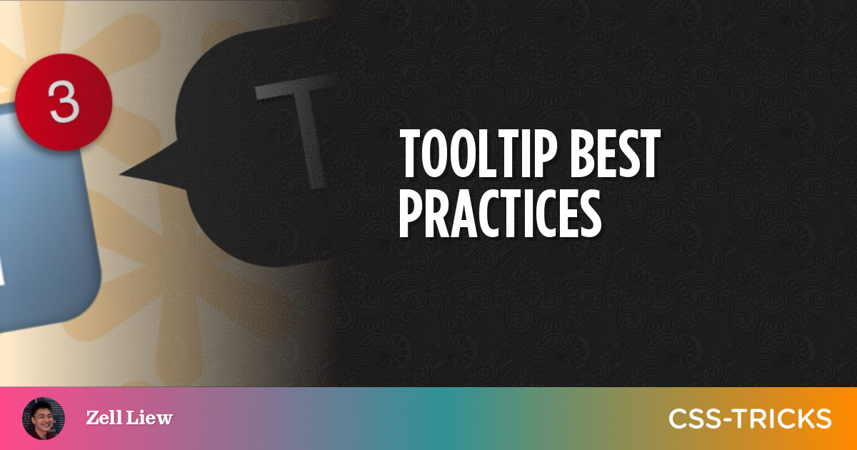 Tooltip Best Practices